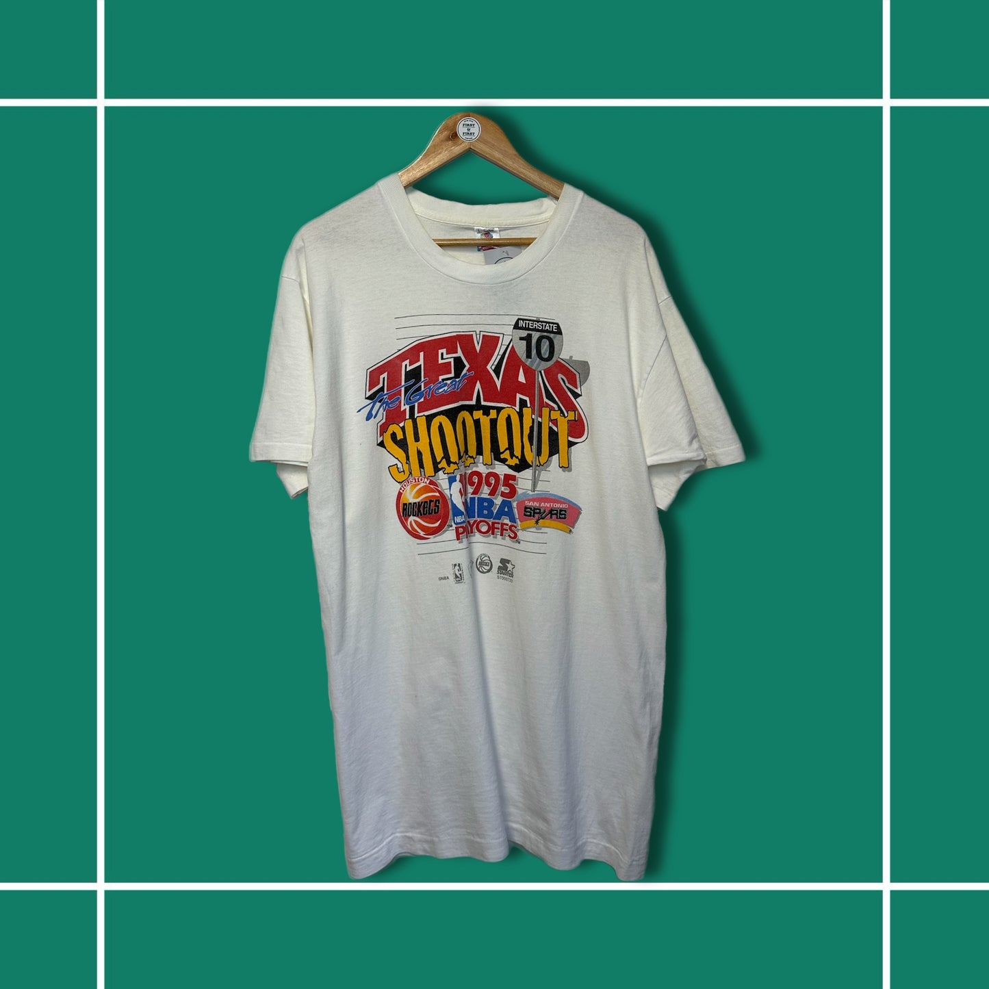 Vintage 1995 'Texas Shootout' NBA Playoff Tee