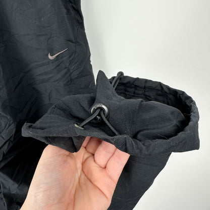 Vintage 00's Nike Black Nylon Track Pants - XL