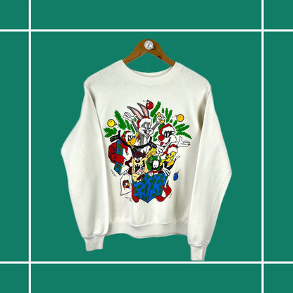 Vintage 1993 Looney Tunes Christmas Crewneck