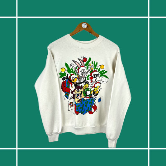 Vintage 1993 Looney Tunes Christmas Crewneck