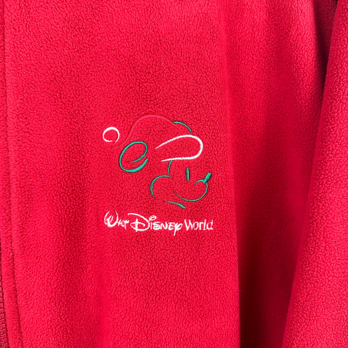 Vintage Walt Disney World Fleece Christmas Jacket