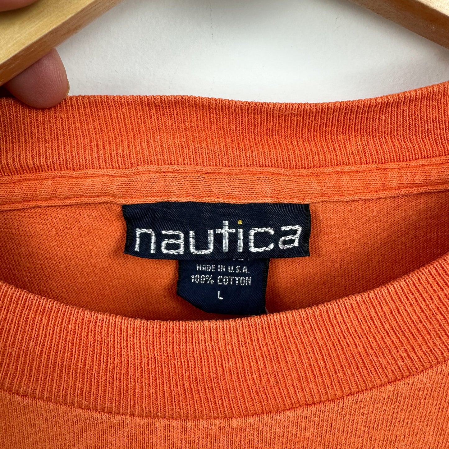 Vintage Nautica Orange Tee