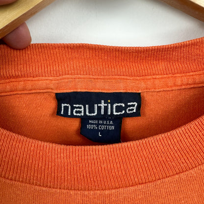 Vintage Nautica Orange Tee
