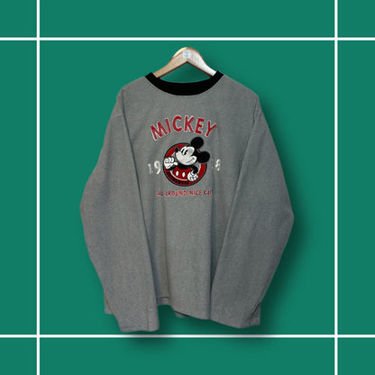 Vintage Mickey 'All Round Nice Guy' Fleece Crewneck