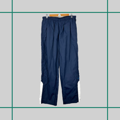 Vintage 00's Nike Navy Nylon Track Pants - L