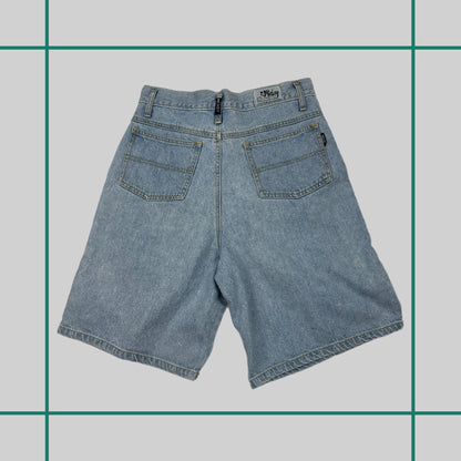 Vintage Hip Hop Mickey Mouse Denim Shorts