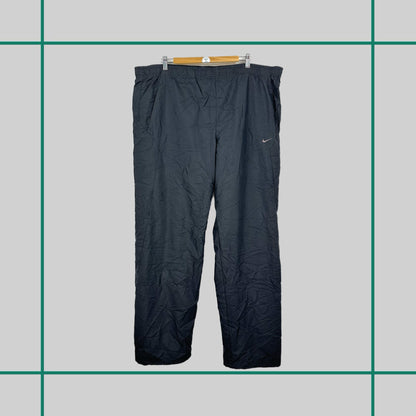 Vintage 00's Nike Black Nylon Track Pants - XL