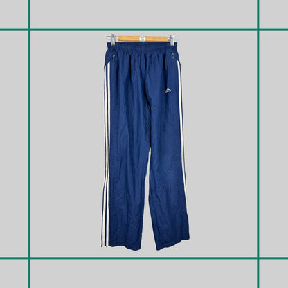 Vintage Adidas Navy Nylon Track Pants - XS