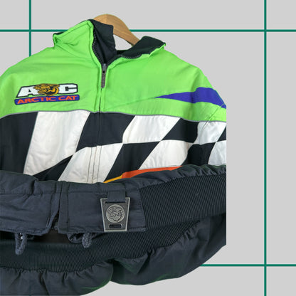 Vintage 90's Arctic Cat 2-in-1 Insulated Racing Jacket