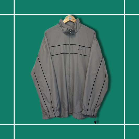 Vintage Nike 00's Grey Track Jacket