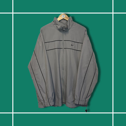 Vintage Nike 00's Grey Track Jacket