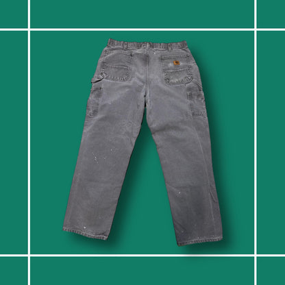 Vintage Carhartt Grey Double Knee Carpenter Jeans