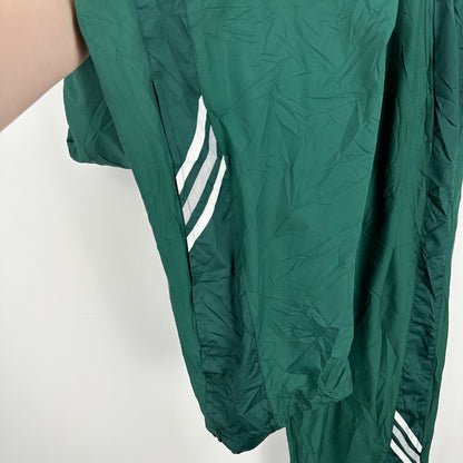 Vintage Adidas Green Nylon Track Pants - L
