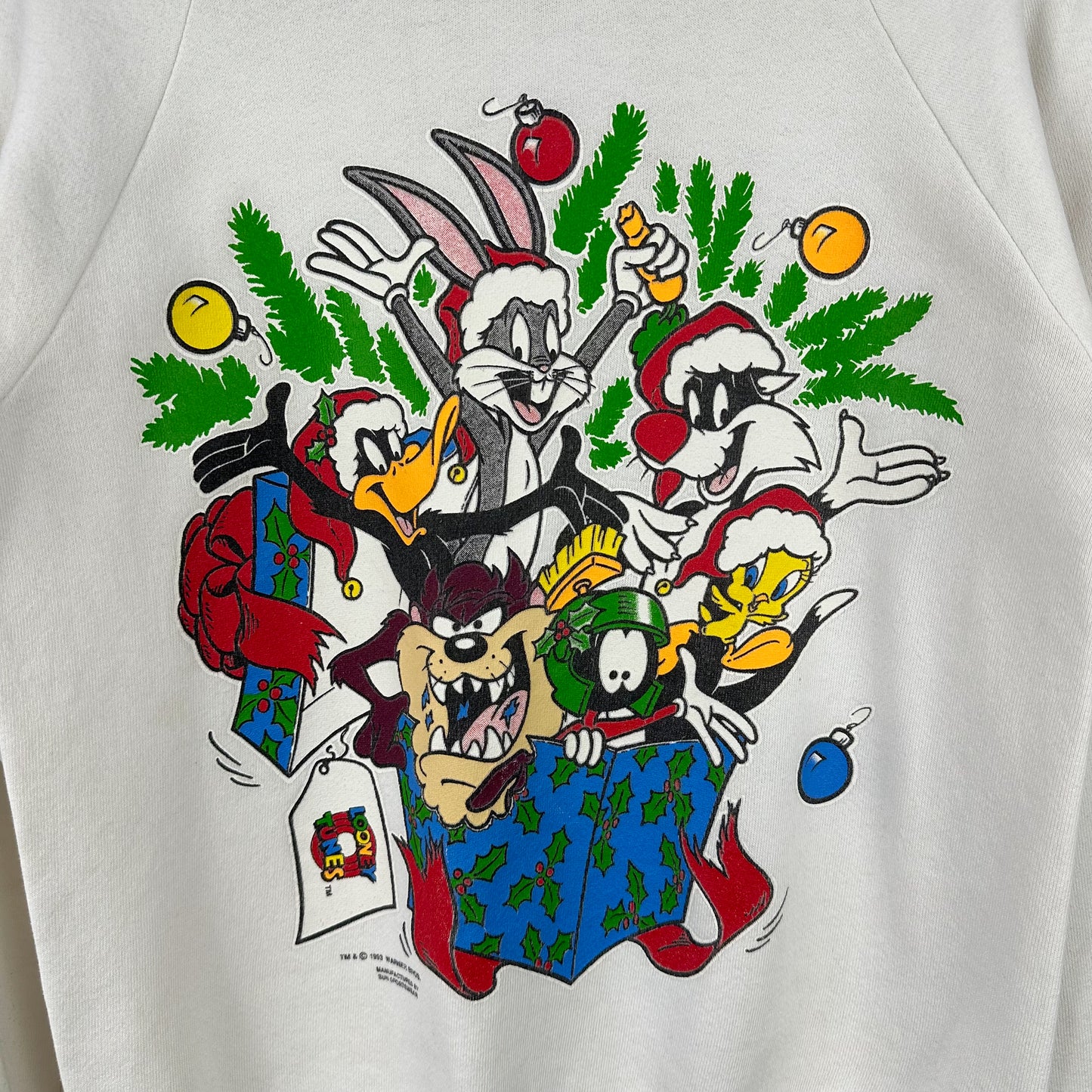 Vintage 1993 Looney Tunes Christmas Crewneck