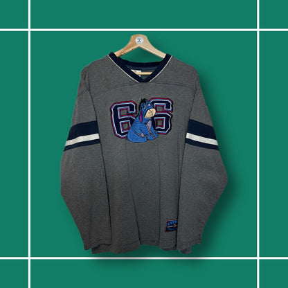 Vintage Eeyore '66' V-neck Pullover