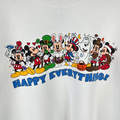 Vintage 90's Mickey Mouse 'Happy Everything' Celebration Crewneck