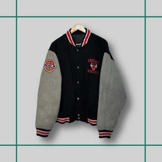 Vintage Logo Athletic x Chicago Bulls 90's Varsity Jacket