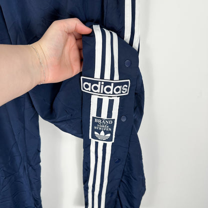 Vintage Adidas Navy Button Track Pants - XL