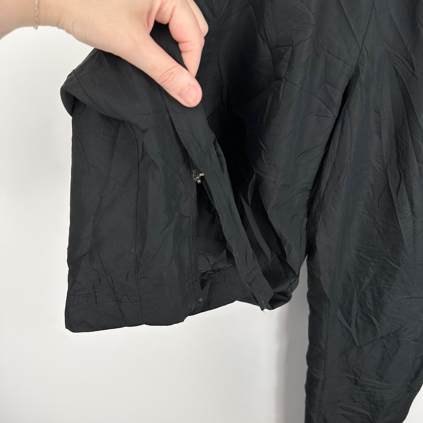 Vintage Nike Black Nylon Track Pants - M