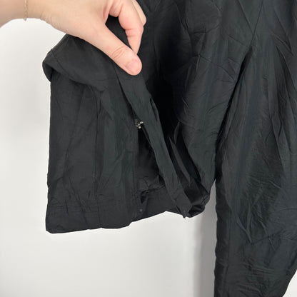 Vintage Nike Black Nylon Track Pants - M