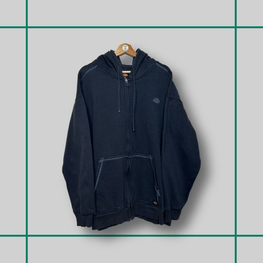 Vintage Dickies Navy Full Zip Hoodie