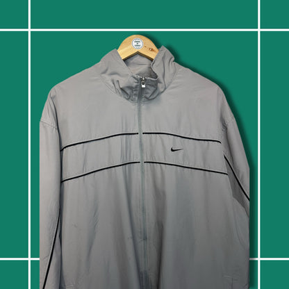 Vintage Nike 00's Grey Track Jacket