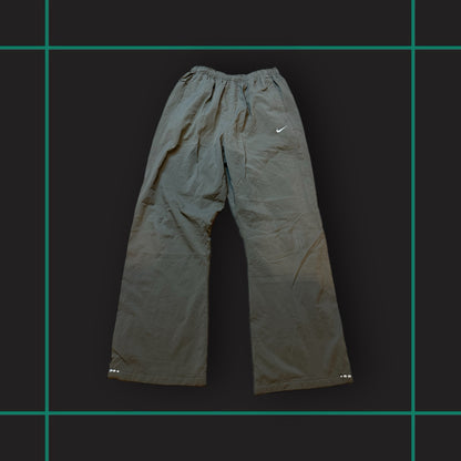 Vintage 00's Nike Khaki/Light Blue Track Pants