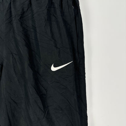 Vintage Nike Black Nylon Track Pants - M