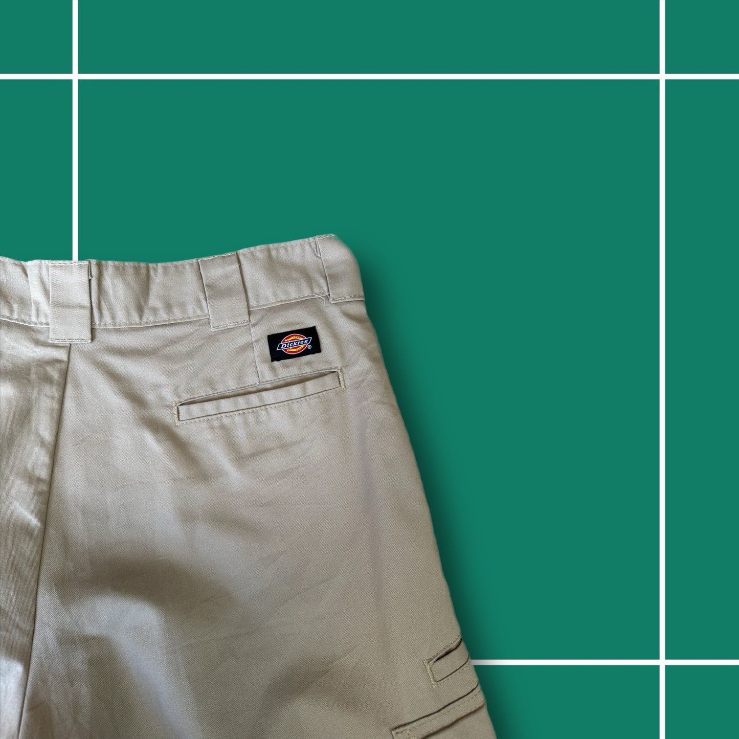 Vintage Dickies Beige Cargo Shorts