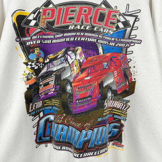 Vintage 2007 'Bob Pierce Race Cars' Crewneck