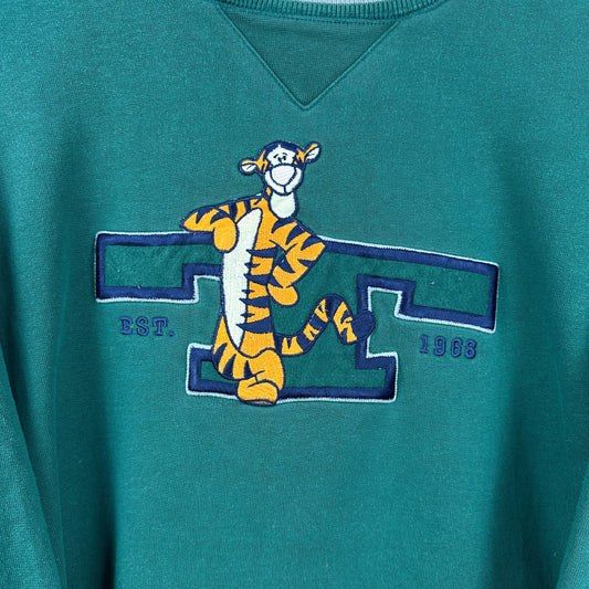 Vintage 00's Tigger 'Big T' Embroidered Crewneck