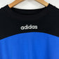 Vintage 90's Adidas Black/Blue Crewneck