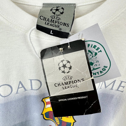 Vintage 2009 Champions League 'Road to Rome' Barcelona Tee