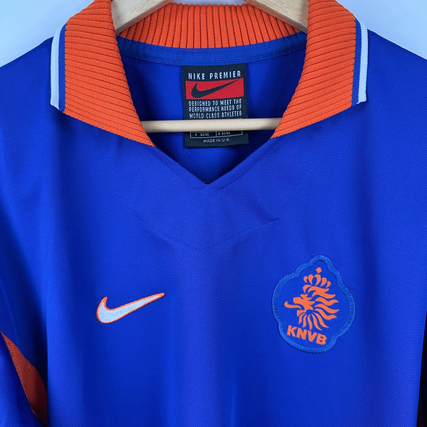 Vintage Nike Premier x 1997 Netherlands Away Jersey