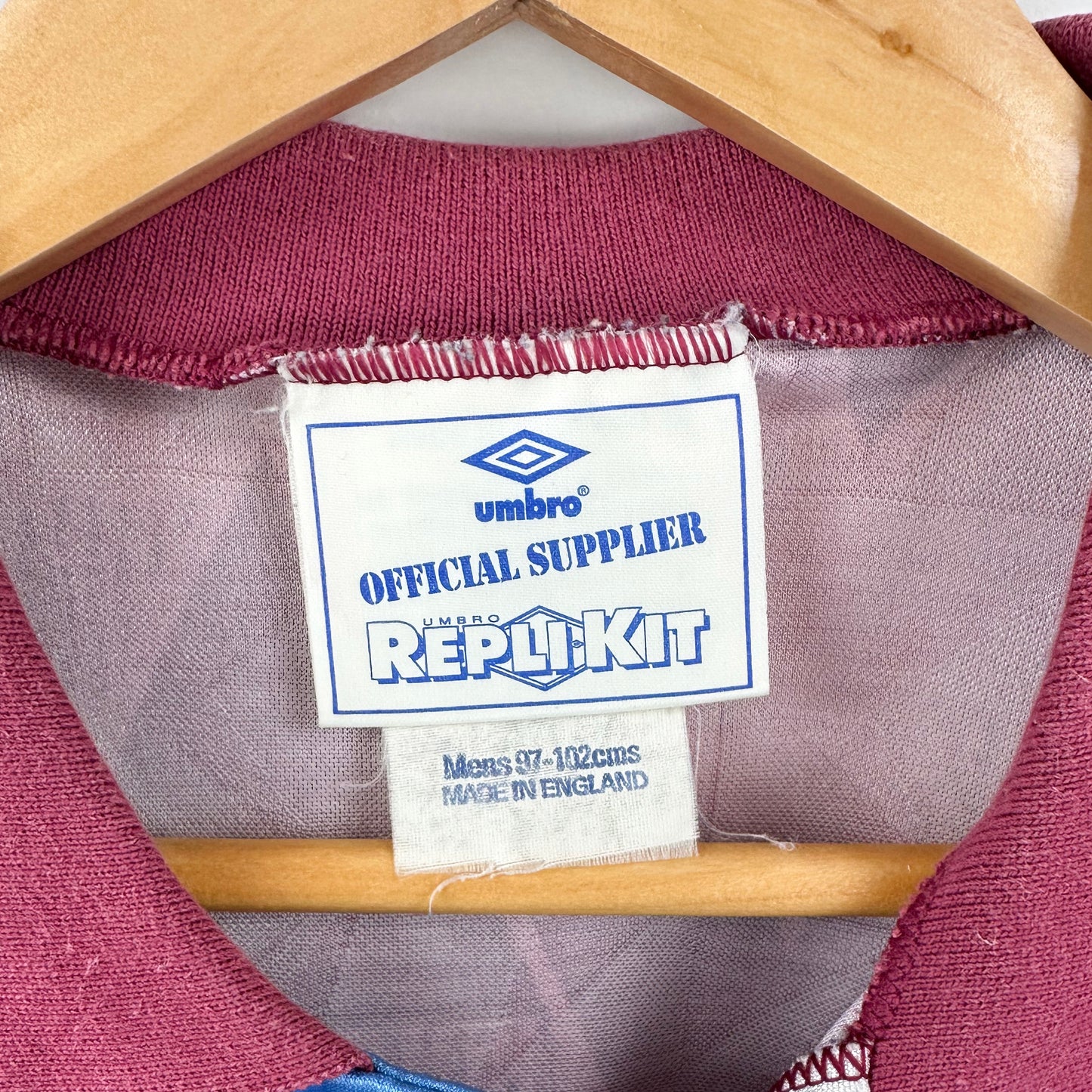 Vintage 1990-1992 Umbro Manchester City Away Jersey