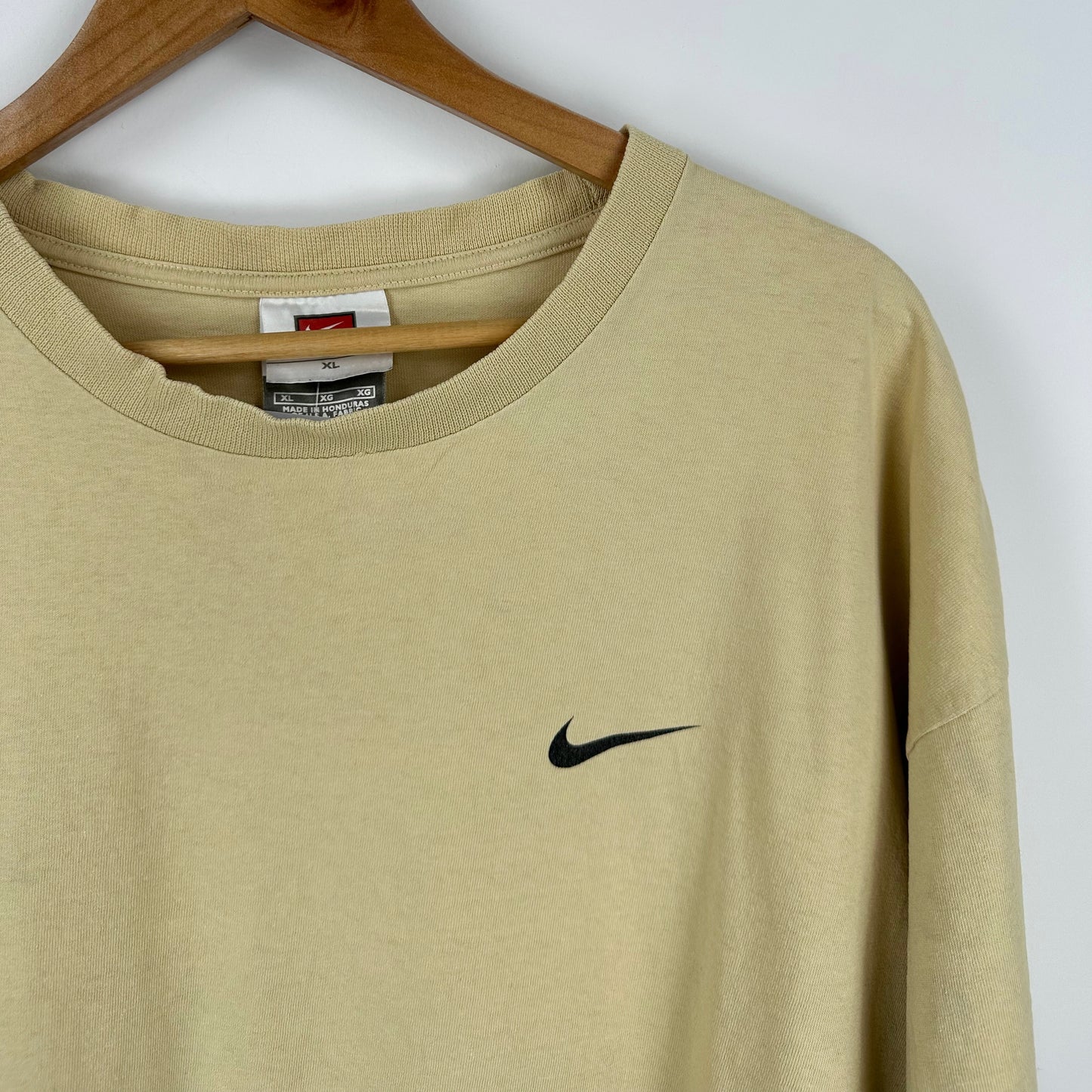 Vintage Nike Team Yellow Swoosh Tee