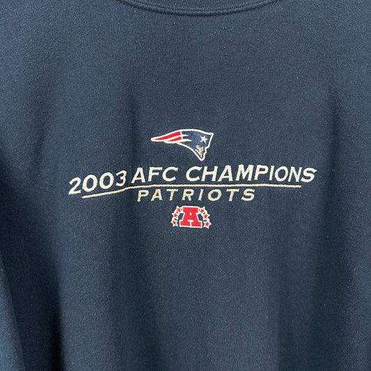 Vintage 2003 New England Patriots NFC Champs Crewneck