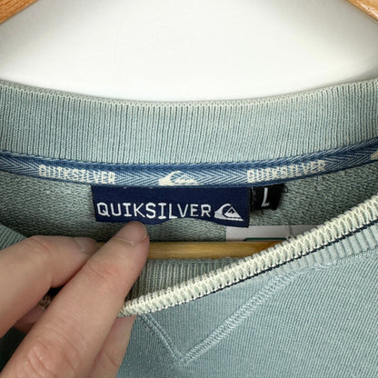 Vintage Quiksilver Baby Blue Crewneck