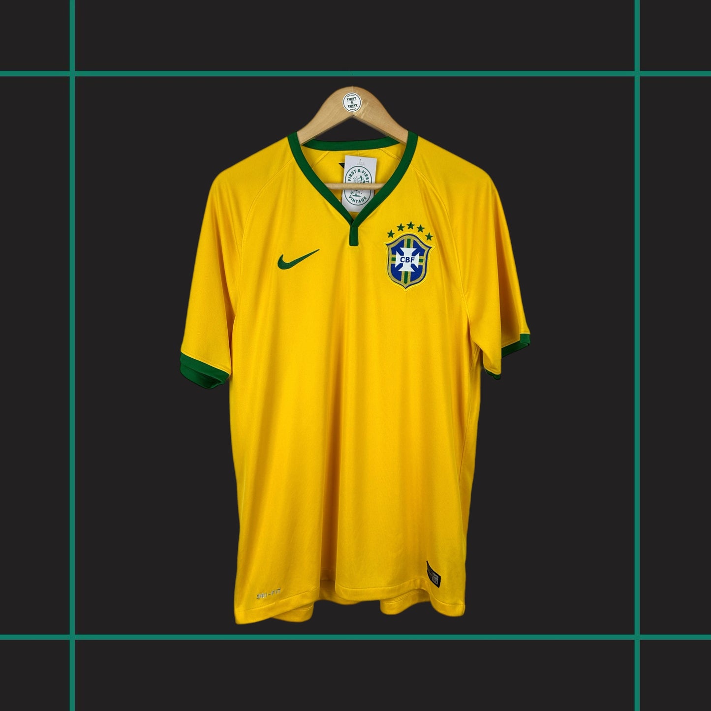 Vintage Nike x 2014/15 Brasil Home Jersey