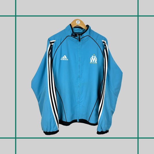 Vintage 2005 Adidas Olympic Marseille Track Jacket