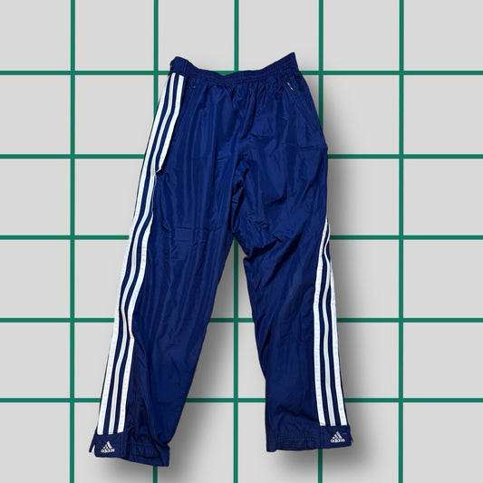 Vintage Adidas 90's Full Zip Navy/White Track Pants