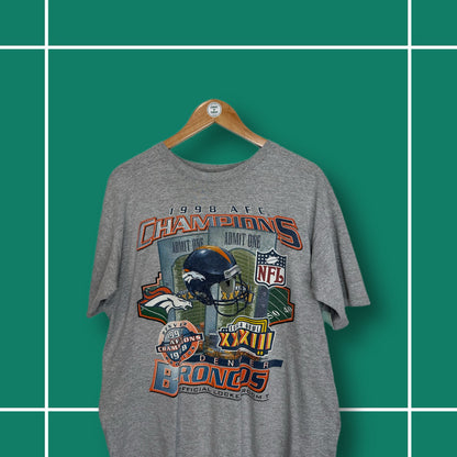 Vintage 1998 Starter x Denver Broncos Ticket Tee