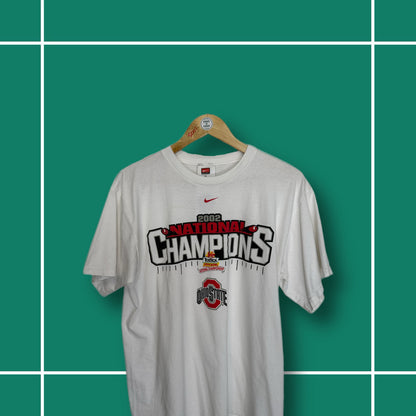 Vintage 2002 Nike x Ohio State National Champs Tee