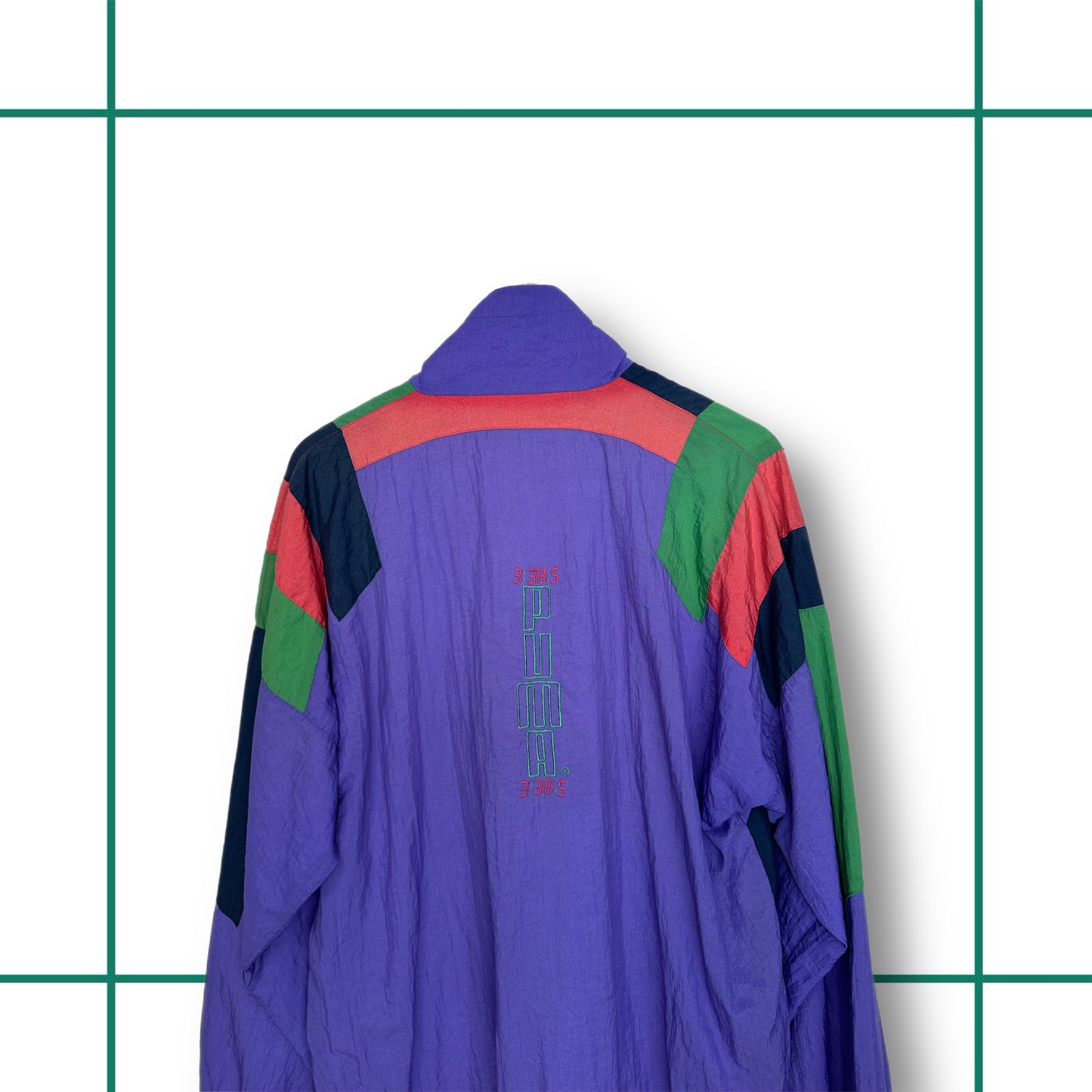 Vintage Puma 80's 'Performance 3:38:5' Multi Colour Jacket