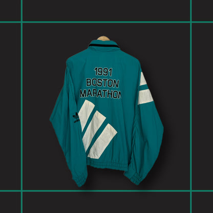 Vintage Adidas 90's 'Boston Marathon' Windbreaker