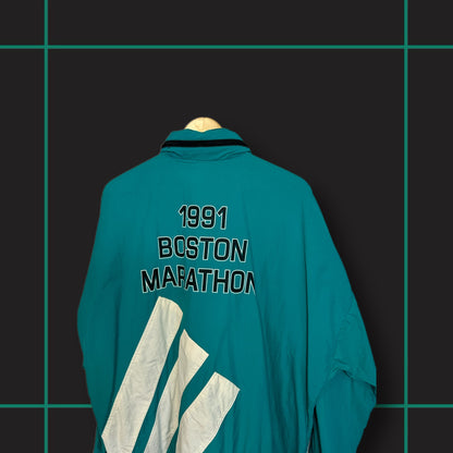 Vintage Adidas 90's 'Boston Marathon' Windbreaker