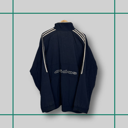 Vintage Adidas 80's Logo Navy Jacket