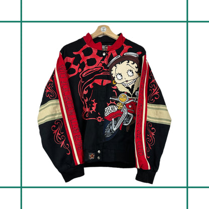 Vintage Jeff Hamilton x Betty Boop Motorcycle Jacket