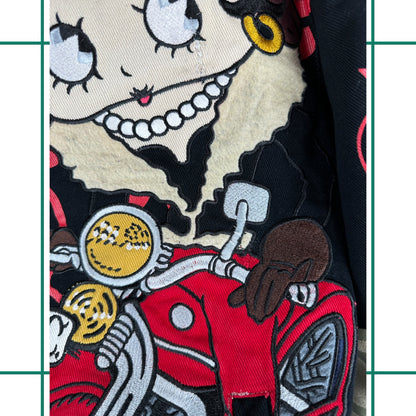Vintage Jeff Hamilton x Betty Boop Motorcycle Jacket