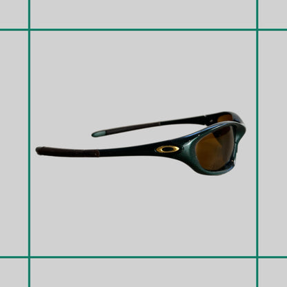 Vintage 2000 Oakley XX Twenty Emerald/Gold Iridium Sunglasses